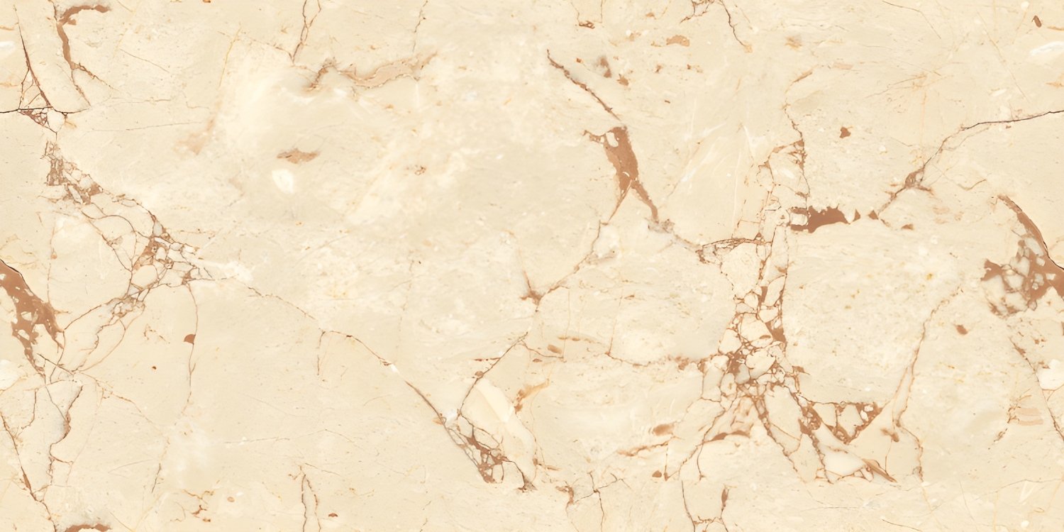 Warm Beige Marble Brown Breccia Veins