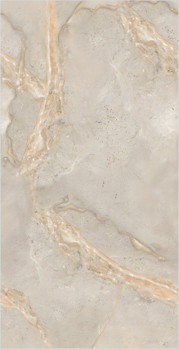 Warm Beige Marble Tile with Gold Veins
