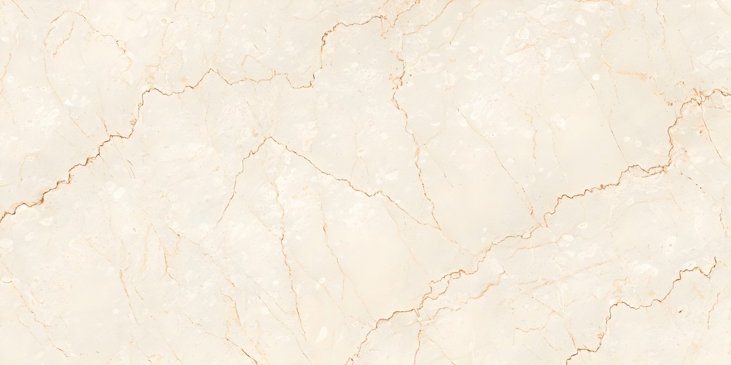 Warm Cream Marble Diagonal Veins