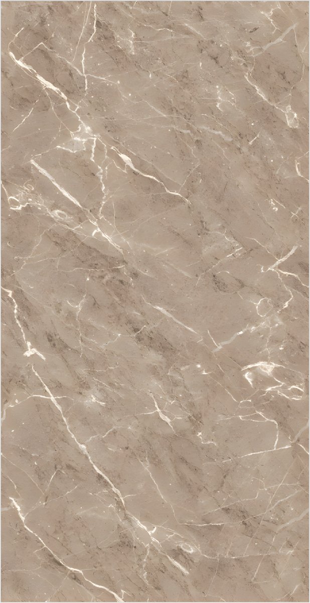 Warm Taupe Marble Tile with White Veins