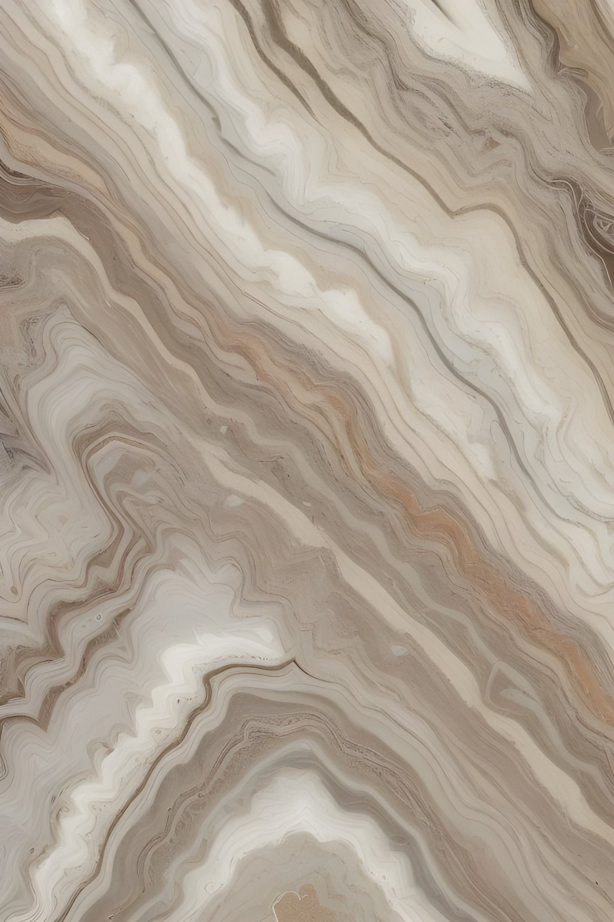 Wavy Brown Taupe Marble Vein Texture