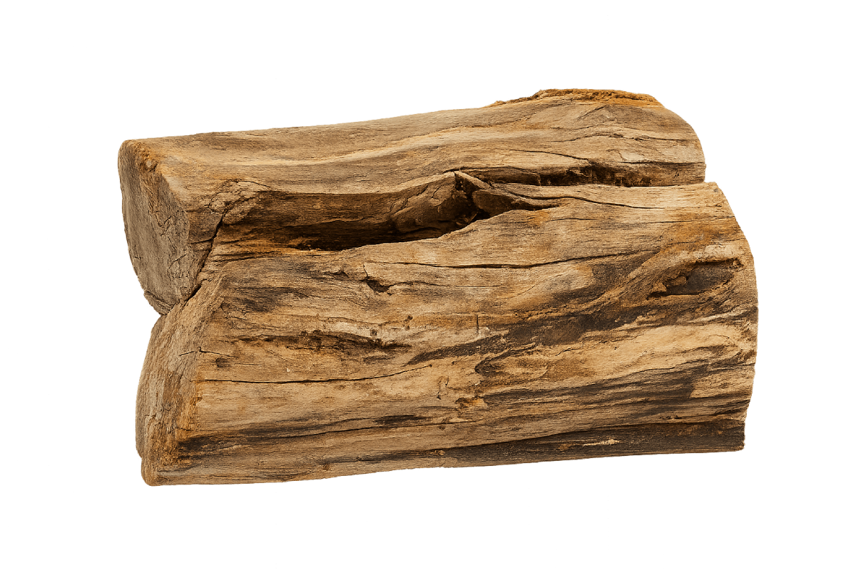Weathered Log Driftwood Transparent Background PNG