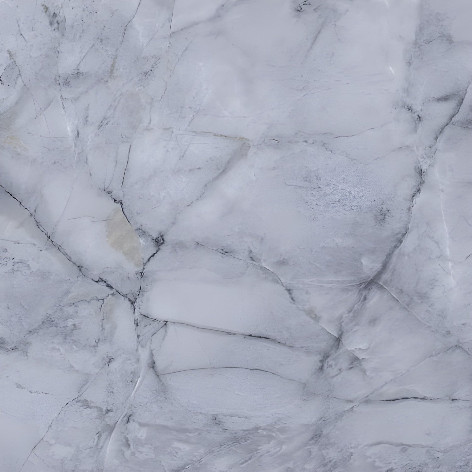White Dramatic Veined Marble Look Tile