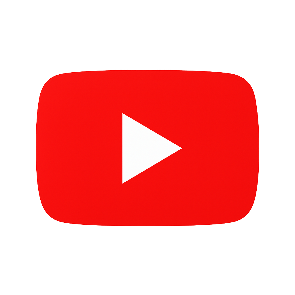 YouTube Logo Icon Transparent Background